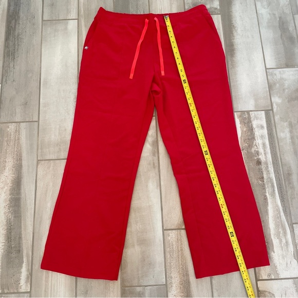 NWT Figs Lemarie Slim Flare Scrub Pants W22SW2004 Red Women’s 2XL *Discontinued - Picture 7 of 15